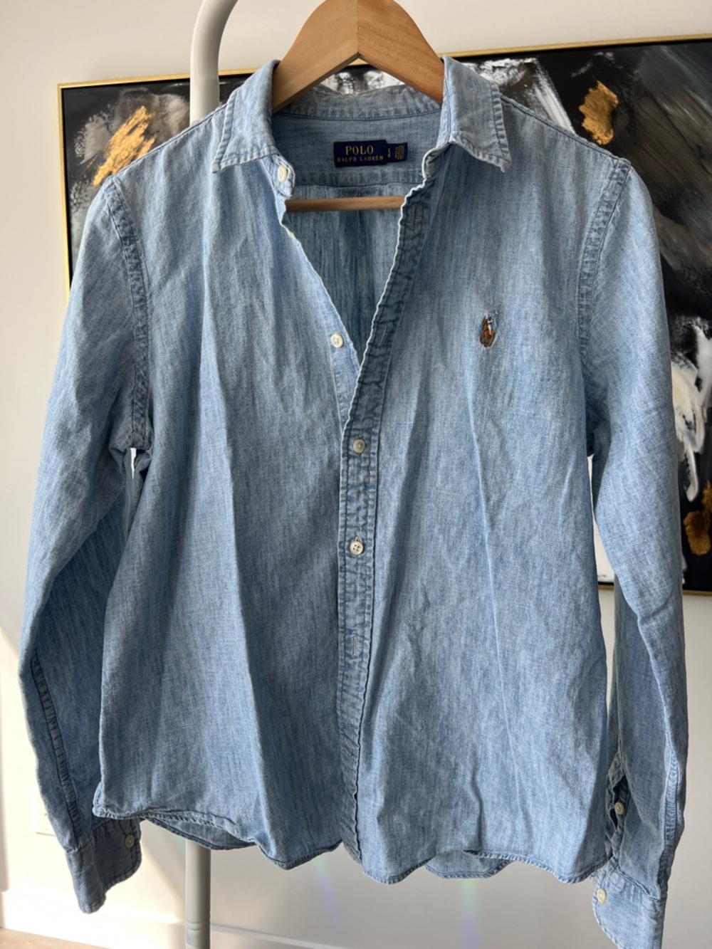 Polo by Ralph Lauren Light Blue Denim Shirt - Classic Button-Up